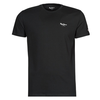 material Men short-sleeved t-shirts Pepe jeans ORIGINAL BASIC NOS Black