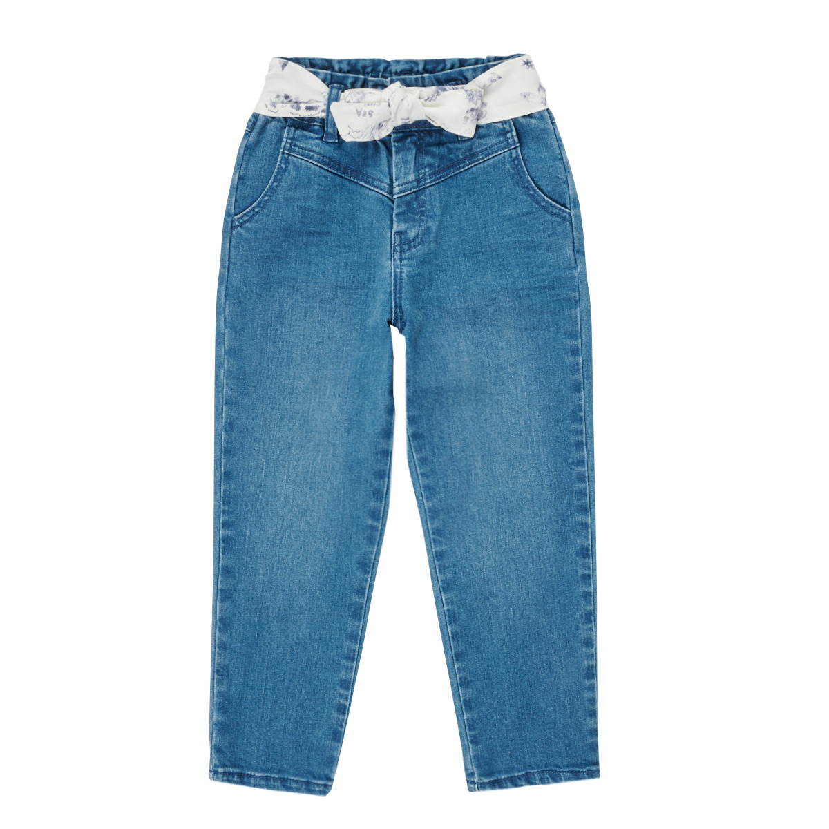 Ikks DOSSUSSET Blue - Fast delivery | Spartoo Europe ! - Clothing straight jeans  Child 64,00 € | Weite Jeans