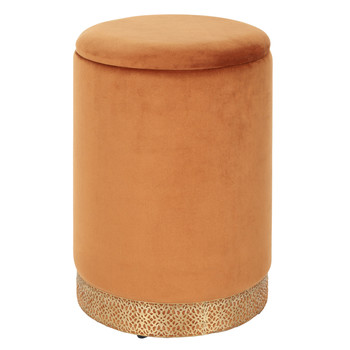 Home Ottoman The home deco factory MIRAGE Ocre tan