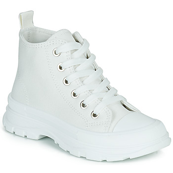 Shoes Girl High top trainers Citrouille et Compagnie MODETTE White