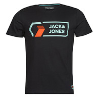 Clothing Men short-sleeved t-shirts Jack & Jones JCOLOGAN Black