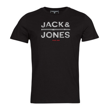 material Men short-sleeved t-shirts Jack & Jones JCOGALA Black