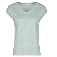 material Women short-sleeved t-shirts Only ONLSILVERY Blue