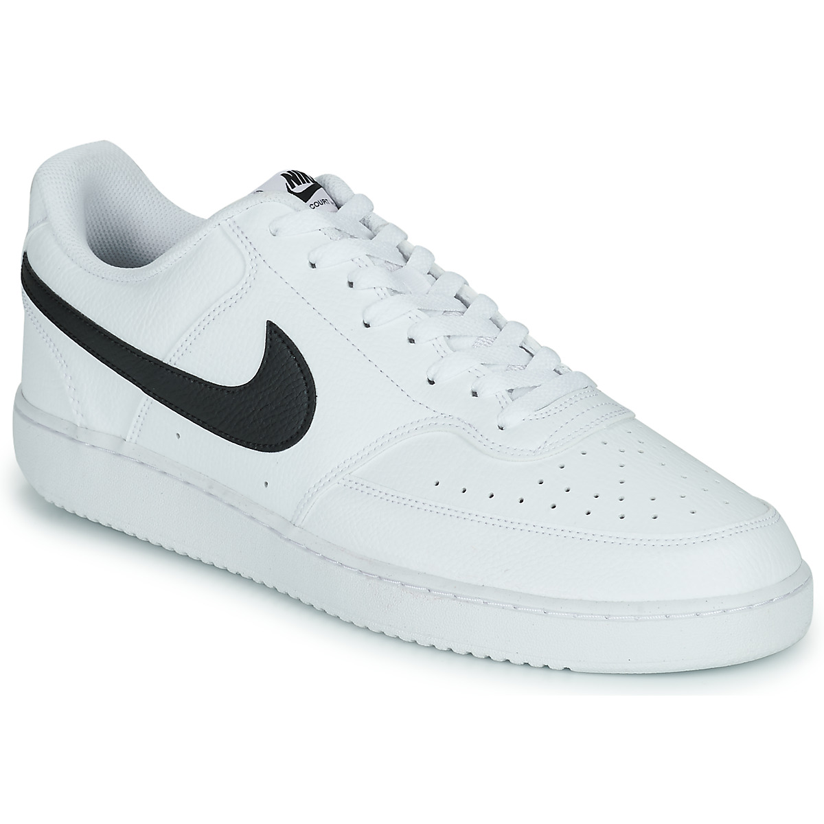 Nike Nike Court Vision Low Next Nature White / Black - Fast delivery |  Spartoo Europe ! - Shoes Low top trainers Men 64,00 €
