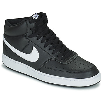 Shoes Men High top trainers Nike Nike Court Vision Mid Next Nature Black / White