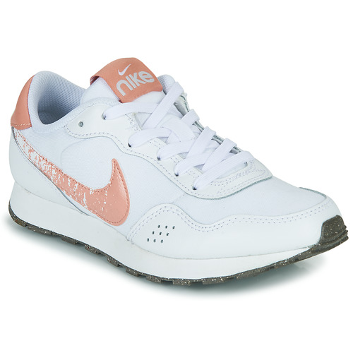 Shoes Children Low top trainers Nike Nike MD Valiant SE White / Orange