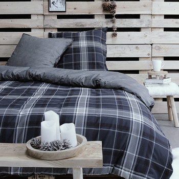 Home Bed linen Today HC3 coton 57Fils WINTER SPIRIT courchevel Blue