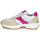Shoes Women Low top trainers Fericelli LAGATE White / Fuschia