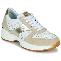 Shoes Women Low top trainers Fericelli AGATE White / Gold