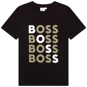 material Boy short-sleeved t-shirts BOSS MARTONO Black