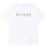 material Boy short-sleeved t-shirts BOSS CHIFANERA White