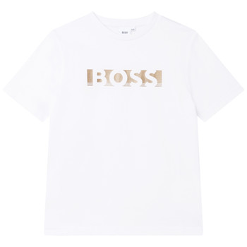 material Boy short-sleeved t-shirts BOSS CHIFANERA White