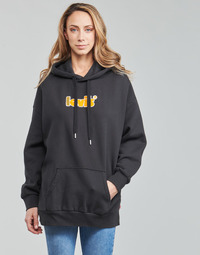 material Women sweaters Levi's WT-FLEECE Hoodie / Logo / Caviar