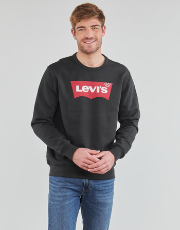 Clothing Men sweaters Levi's GRAPHIC CREW B Co / Two / Color / Jet /  black