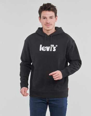material Men sweaters Levi's RELAXED GRAPHIC PO Poster / Hoodie / Caviar