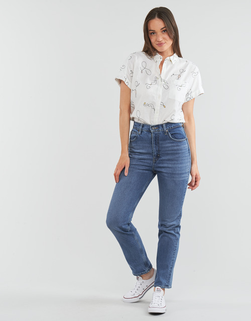 Levi's 70S HIGH SLIM STRAIGHT Sonoma / Case - Fast delivery | Spartoo  Europe ! - Clothing straight jeans Women 119,20 €
