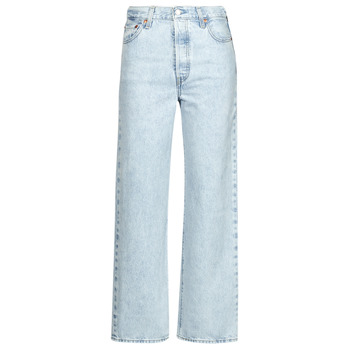 material Women straight jeans Levi's RIBCAGE STRAIGHT ANKLE Ojai / Shore
