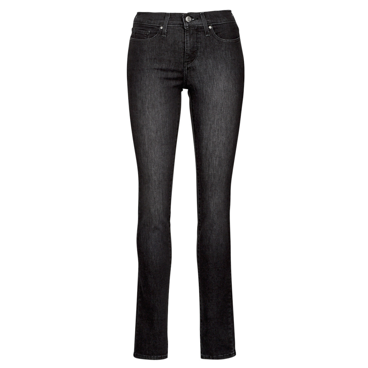 Clothing Women slim jeans Levi's 312 SHAPING SLIM  black / Sesame