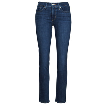 material Women straight jeans Levi's 314 SHAPING STRAIGHT Lapis / Dark / Horse
