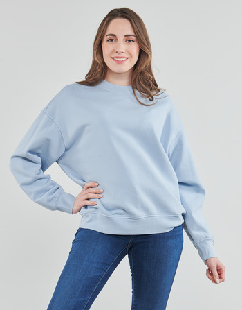 Clothing Women sweaters Levi's WFH SWEATSHIRT Garment / Dye / Fa151177 / Kentucky / Blue