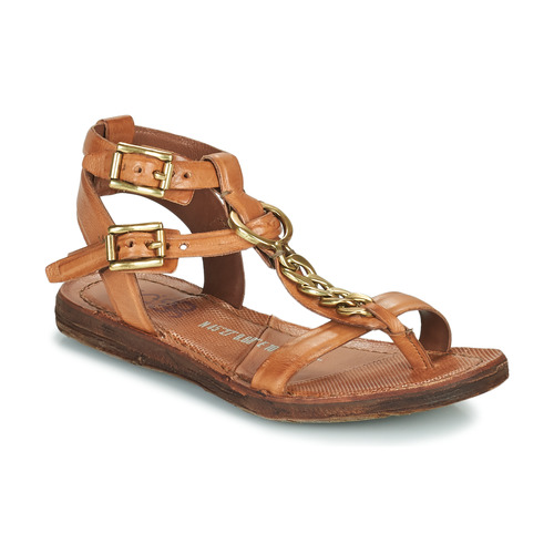 Shoes Women Sandals Airstep / A.S.98 RAMOS CHAIN Camel