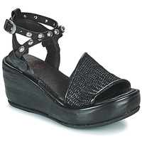 Shoes Women Sandals Airstep / A.S.98 ARCA RAFIA Black