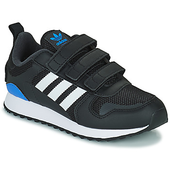 Shoes Boy Low top trainers adidas Originals ZX 700 HD CF C Black / White / Blue