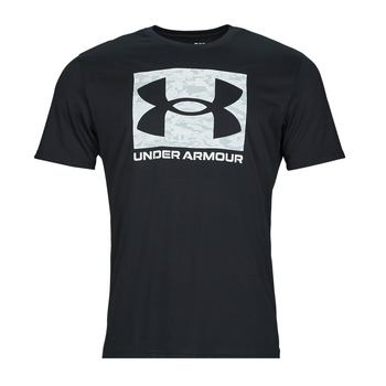 material Men short-sleeved t-shirts Under Armour UA ABC CAMO BOXED LOGO Black