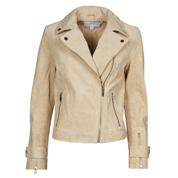 material Women Leather jackets / Imitation leather Vila VIKIRAN Beige