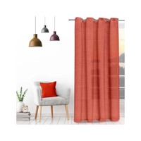 Home Sheer curtains Soleil D'Ocre VELVET Terracotta