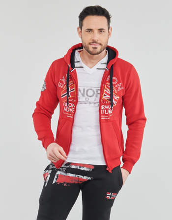 material Men sweaters Geographical Norway FLEPTO Red