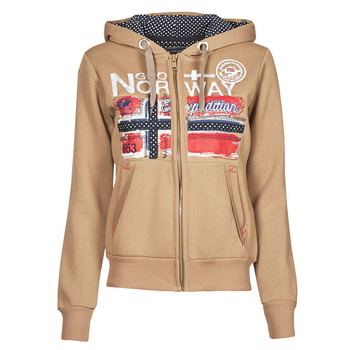 Clothing Women sweaters Geographical Norway FARLOTTE Taupe