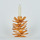 Home Christmas decorations Bizzotto P.CANDELA 1P PINEAL ORO H10 White
