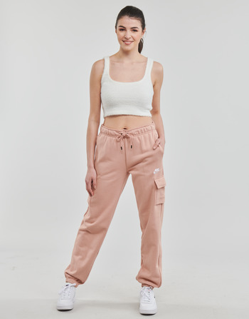 Clothing Women Tracksuit bottoms Nike Mid-Rise Cargo Pants Pink / Whisper / White