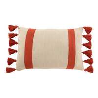 Home Cushions J-line COUSSIN PLAG RAY RECT COT CORA Red