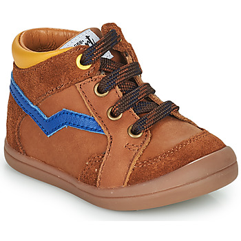 Shoes Boy High top trainers GBB ASTORY Brown
