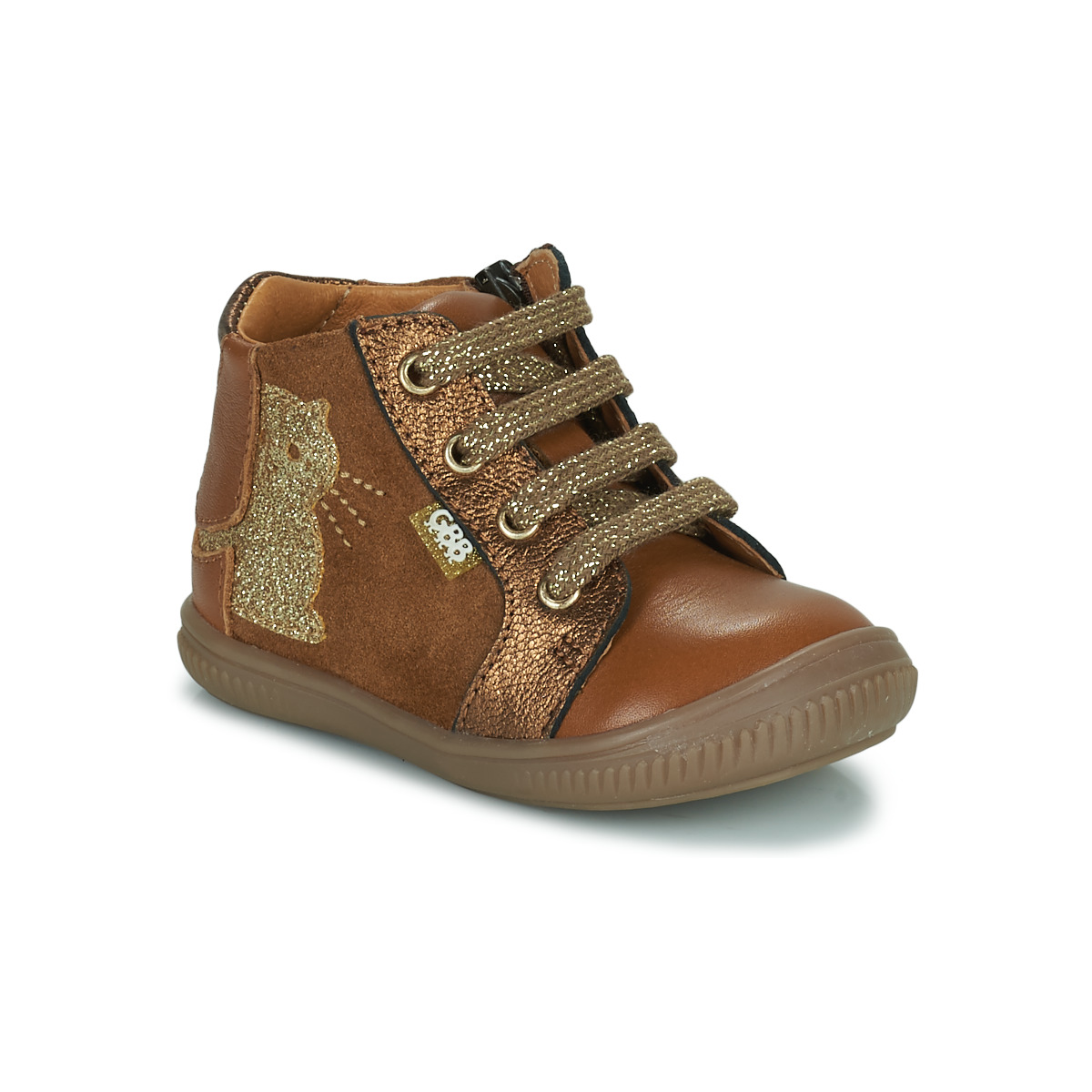 Shoes Girl High top trainers GBB INNARIA Brown