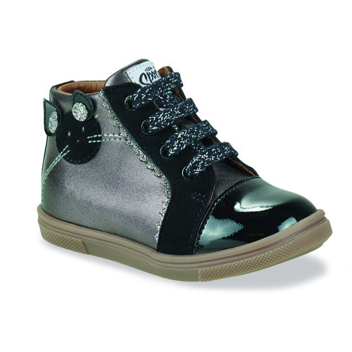 Shoes Girl High top trainers GBB NOUXY Silver