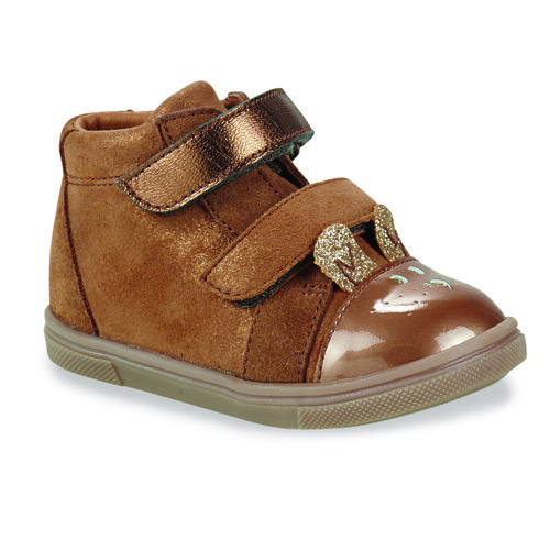 Shoes Girl High top trainers GBB QUAZZA Brown