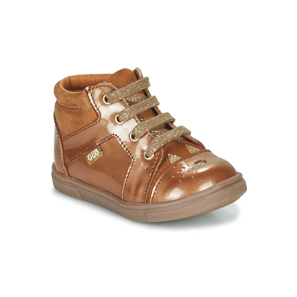 Shoes Girl High top trainers GBB THEANA Brown