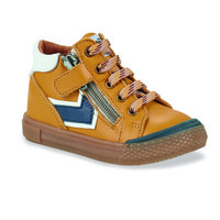 Shoes Boy High top trainers GBB DERKI Yellow
