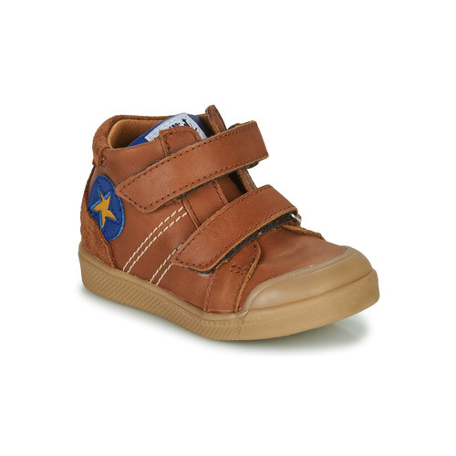 Shoes Boy High top trainers GBB KOVER Brown