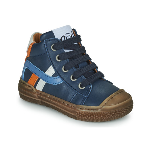 Shoes Boy High top trainers GBB POKETTE Marine