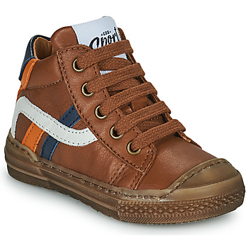 Shoes Boy High top trainers GBB POKETTE Brown