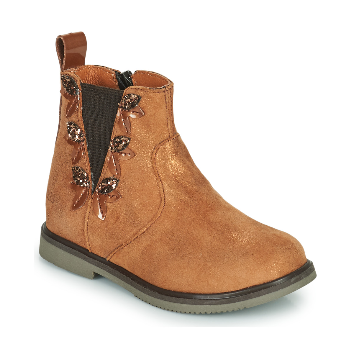 Shoes Girl Mid boots GBB CASSY Brown