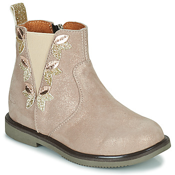 Shoes Girl Mid boots GBB CASSY Beige