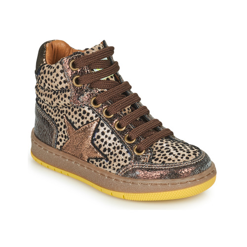 Shoes Girl High top trainers GBB SEPHY Brown