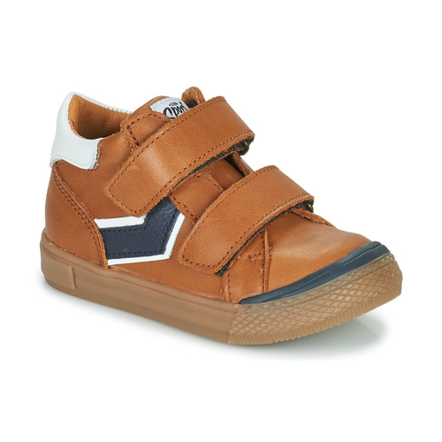 Shoes Boy High top trainers GBB ONDINO Brown