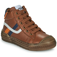 Shoes Boy High top trainers GBB RAPIDO Brown