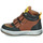 Shoes Boy High top trainers GBB ODAFI Brown